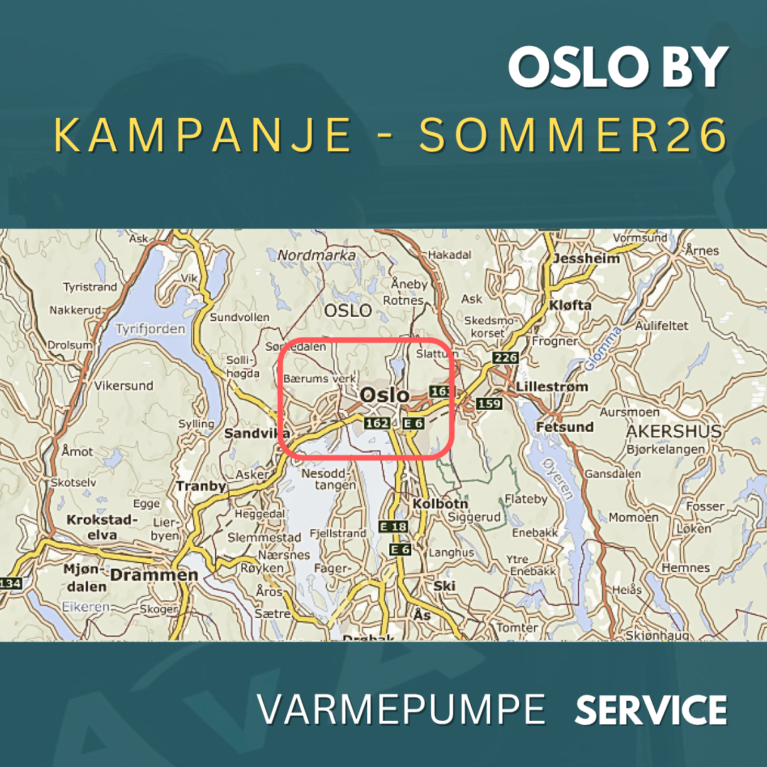 Oslo By - Service Varmepumpe Sommer26