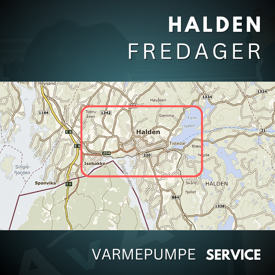 Halden - Service Varmepumpe