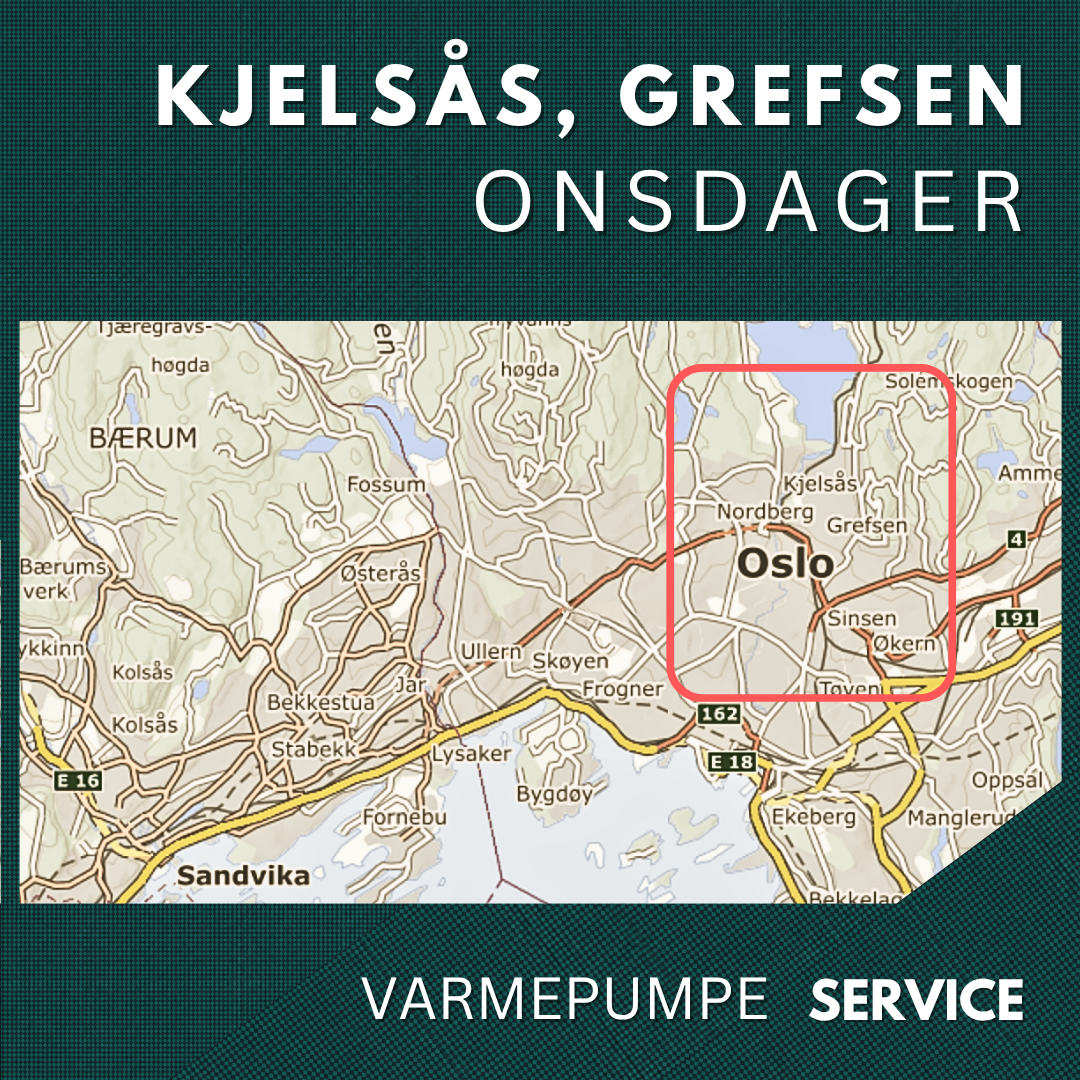 Kjelsås, Grefsen - Service Varmepumpe