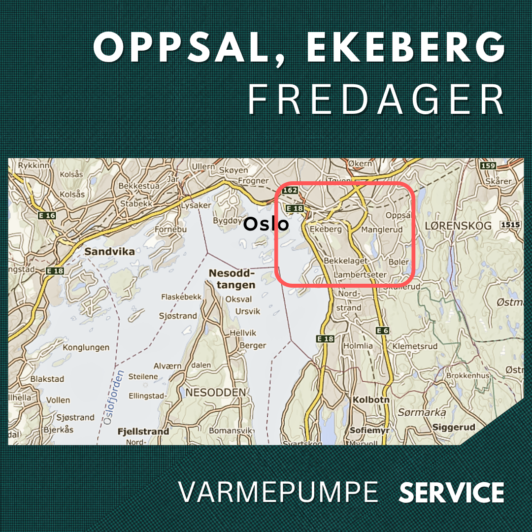 Oppsal, Ekeberg - Varmepumpe service