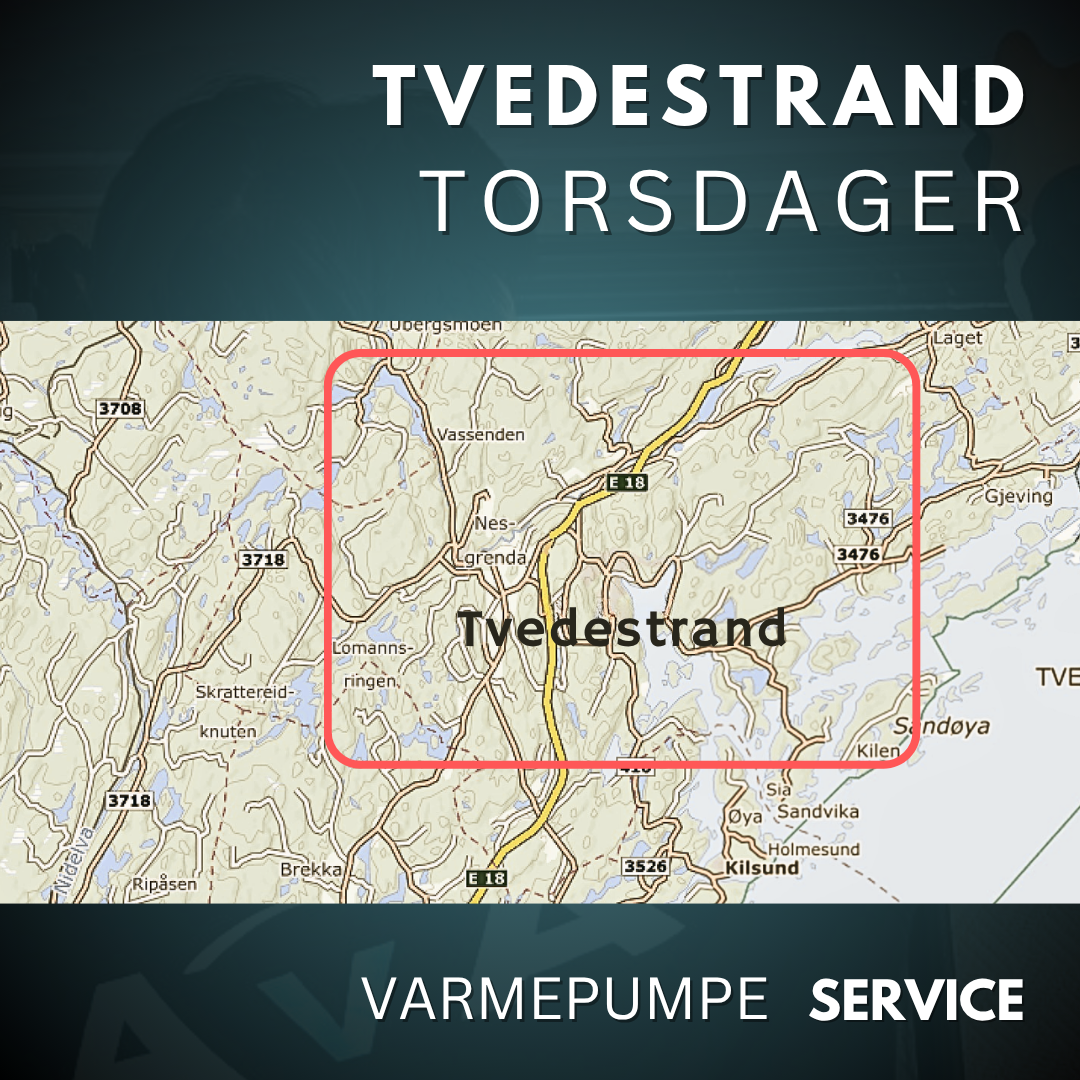 Tvedestrand - Service Varmepumpe