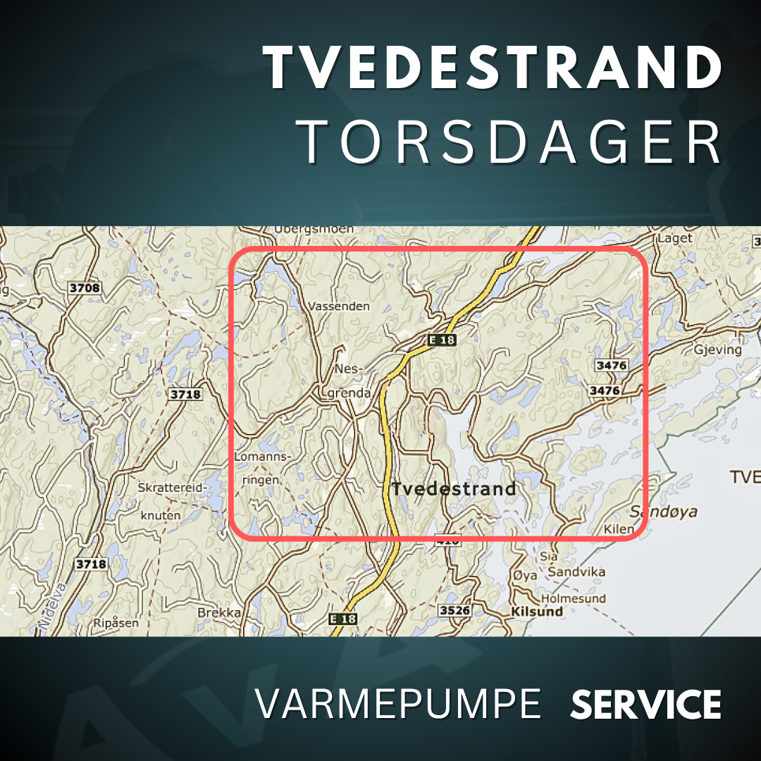 Tvedestrand - Service Varmepumpe