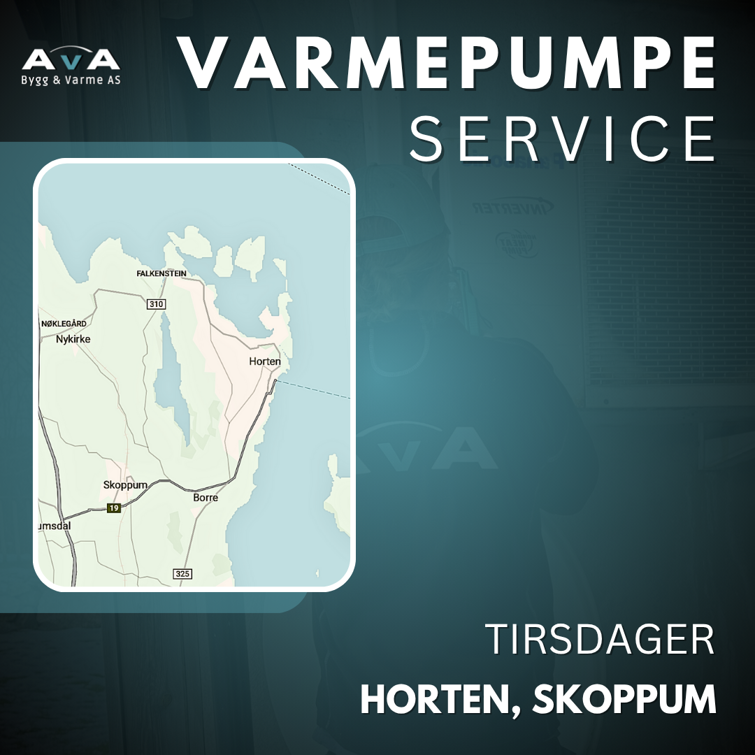 Sone 2 Vestfold - Service Varmepumpe