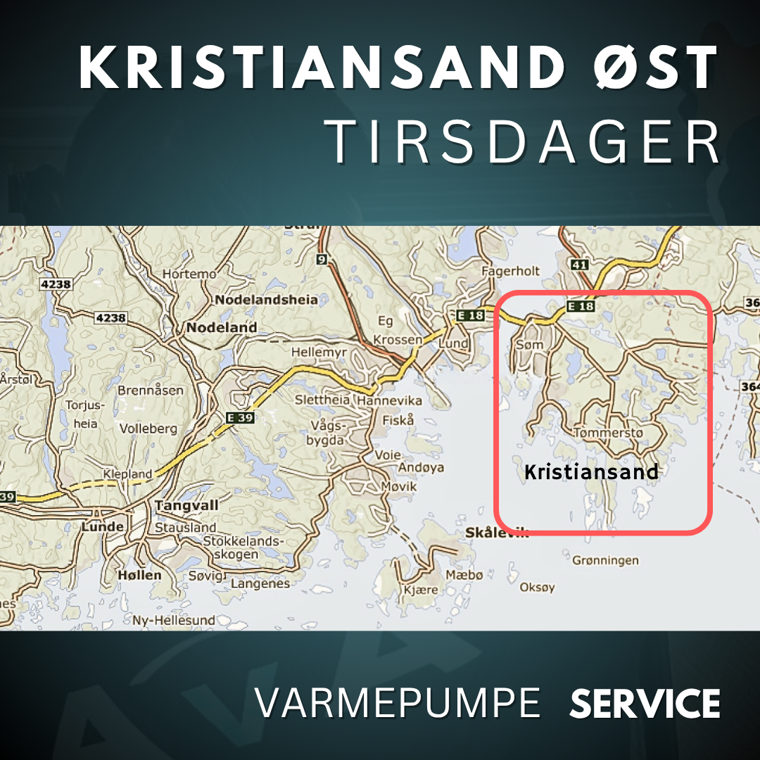 Kristiansand Øst - Service Varmepumpe