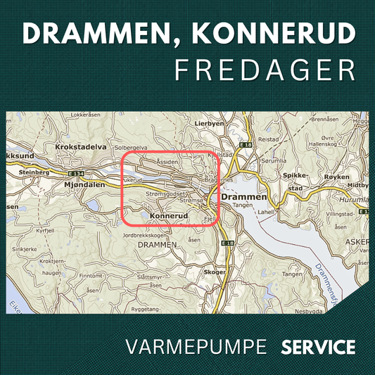Drammen, Konnerud - Service Varmepumpe