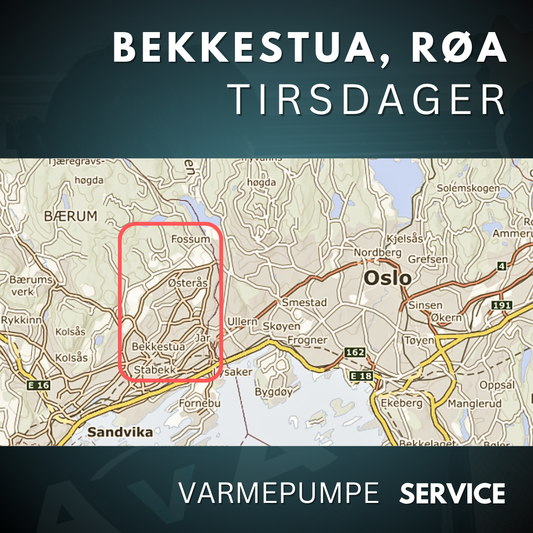 Bekkestua, Røa - Service Varmepumpe