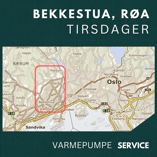Bekkestua, Røa - Service Varmepumpe