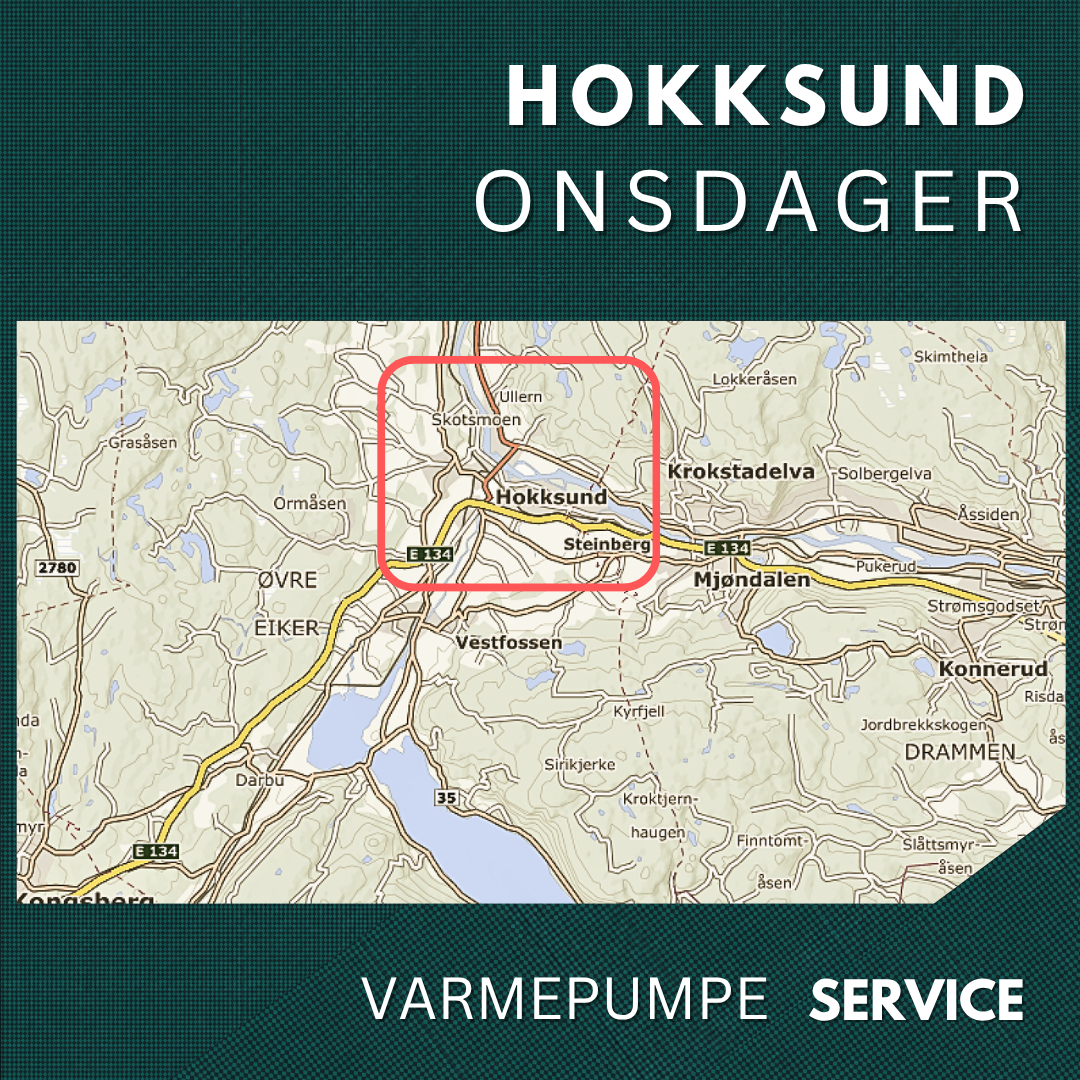 Hokksund - Service Varmepumpe