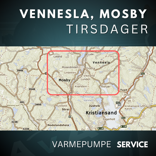 Vennesla/Mosby - Service Varmepumpe