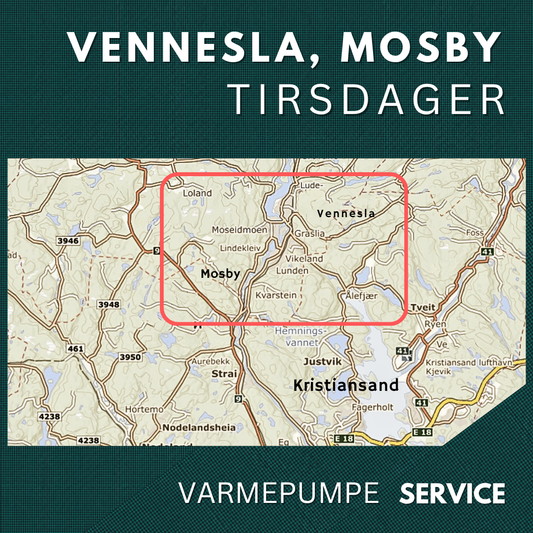 Vennesla/Mosby - Service Varmepumpe