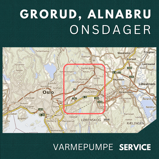 Grorud, Alnabru - Service Varmepumpe