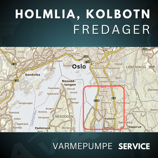 Varmepumpe service varmepumpeservice pris tilbud montering holmlia, Kolbotn oslo asker akershus
