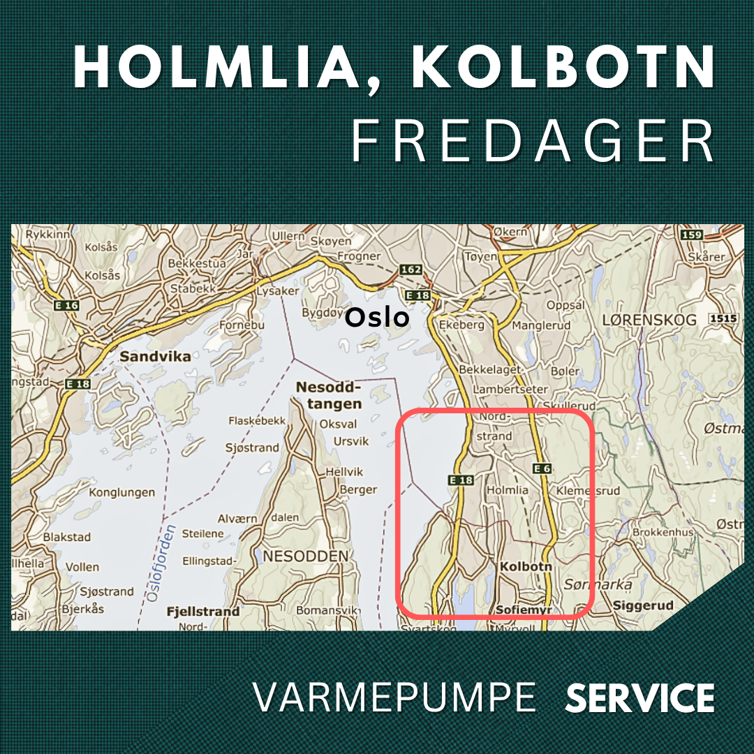 Holmlia, Kolbotn - Service Varmepumpe