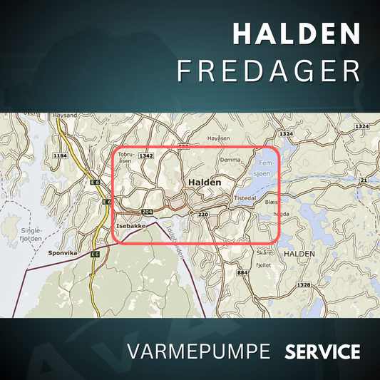 Halden - Service Varmepumpe