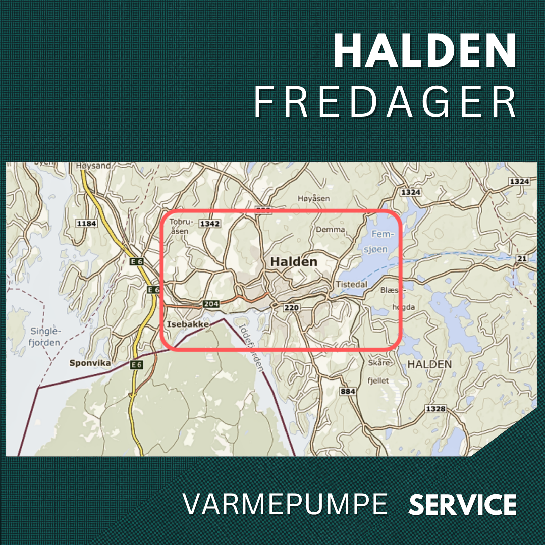 Halden - Service Varmepumpe