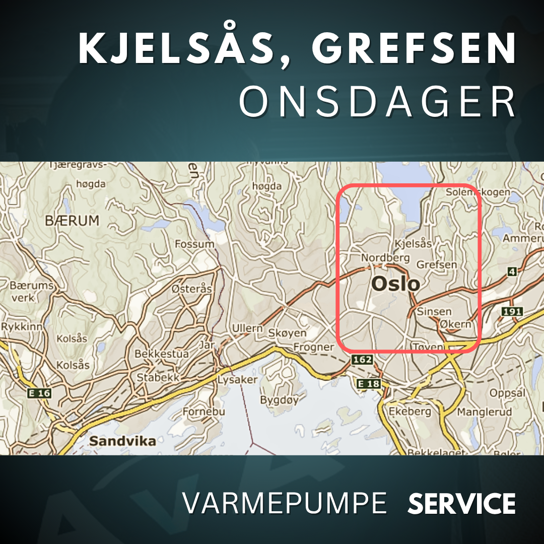 Varmepumpe service varmepumpeservice pris tilbud montering kjelsås grefsen oslo asker akershus