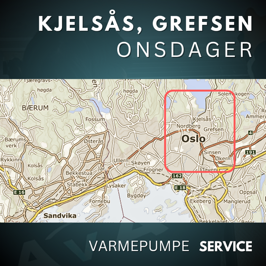 Varmepumpe service varmepumpeservice pris tilbud montering kjelsås grefsen oslo asker akershus