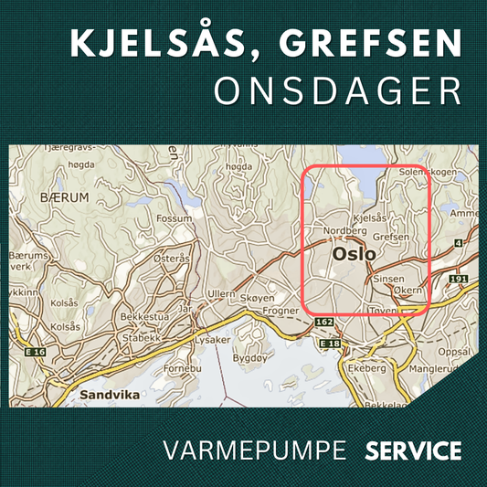 Kjelsås, Grefsen - Service Varmepumpe
