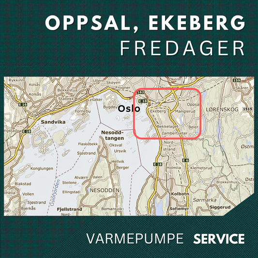 Oppsal, Ekeberg - Varmepumpe service