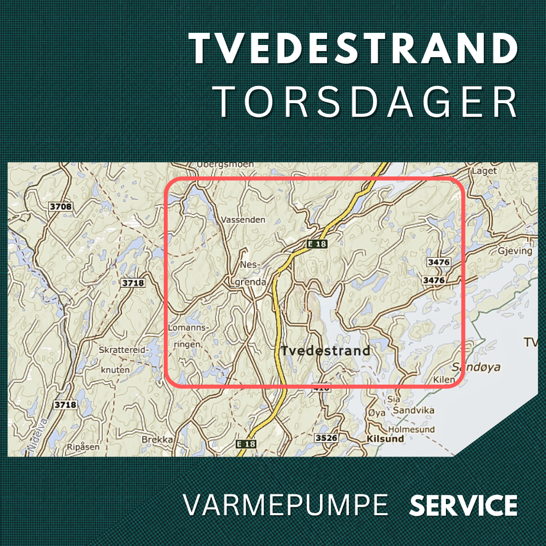 Tvedestrand - Service Varmepumpe