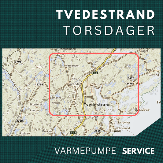Tvedestrand - Service Varmepumpe