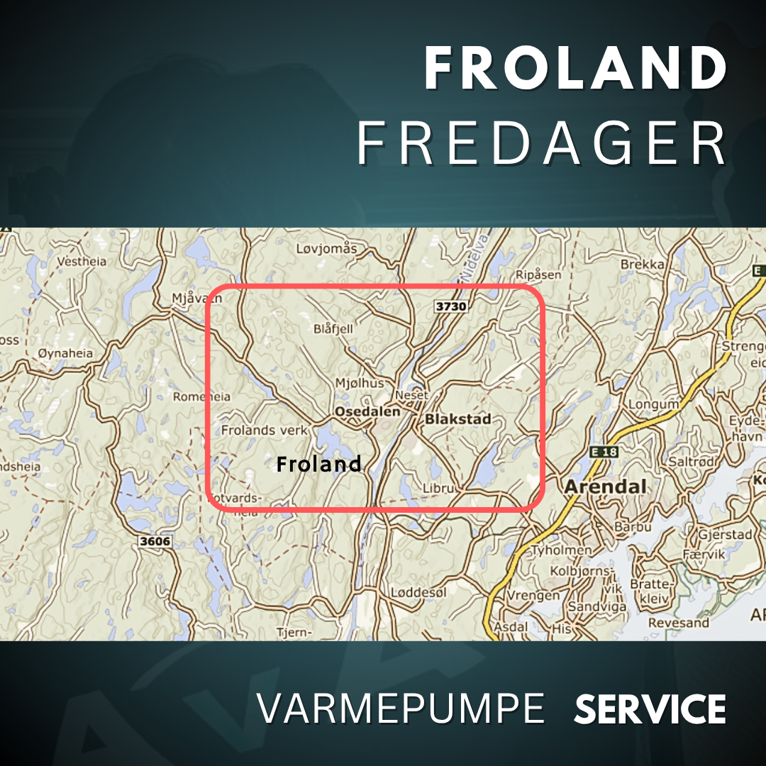 Froland - Service Varmepumpe