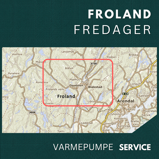 Froland - Service Varmepumpe