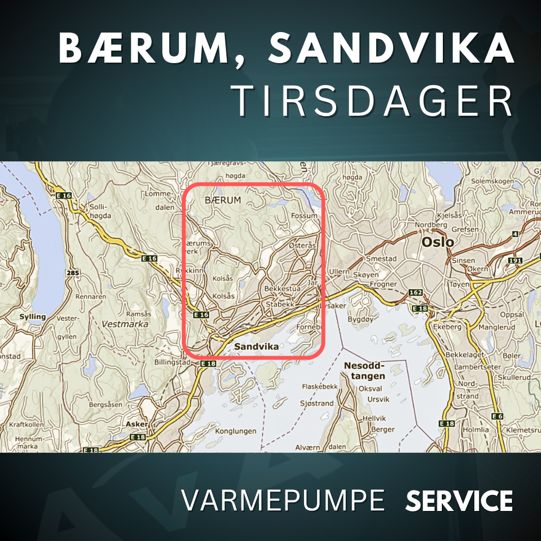 Bærum, Sandvika - Service Varmepumpe
