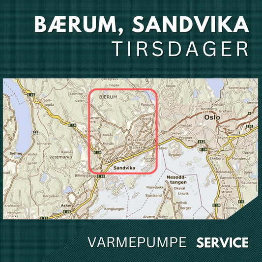 Bærum, Sandvika - Service Varmepumpe