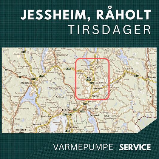 Jessheim, Råholt - Service Varmepumpe