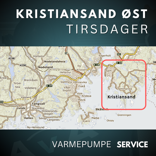 Kristiansand Øst - Service Varmepumpe
