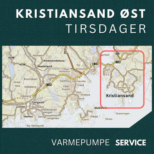 Kristiansand Øst - Service Varmepumpe